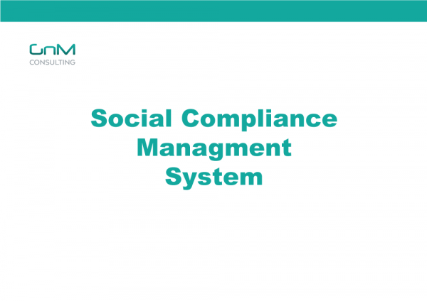 Social Compliance Management System