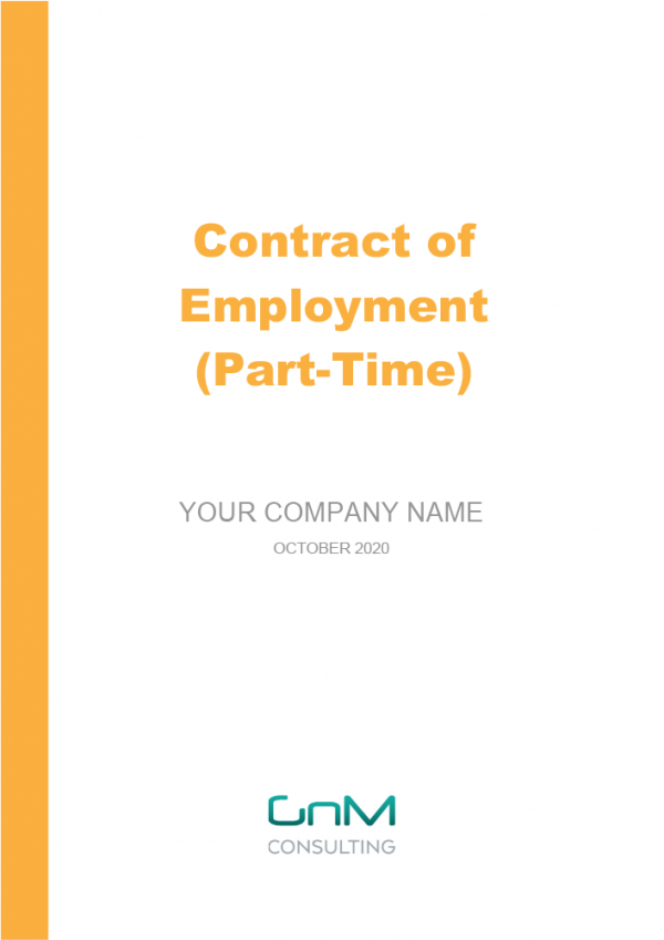 Contract of Employment (Part-Time)
