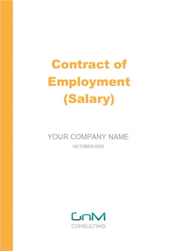 Contract of Employment (Salary)