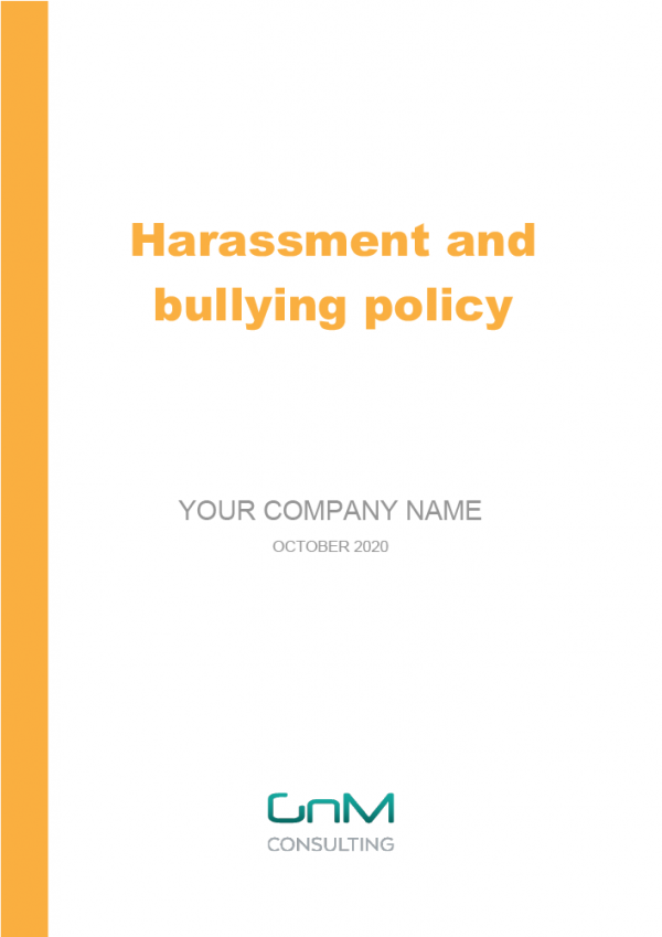 Harassment and Bullying Policy