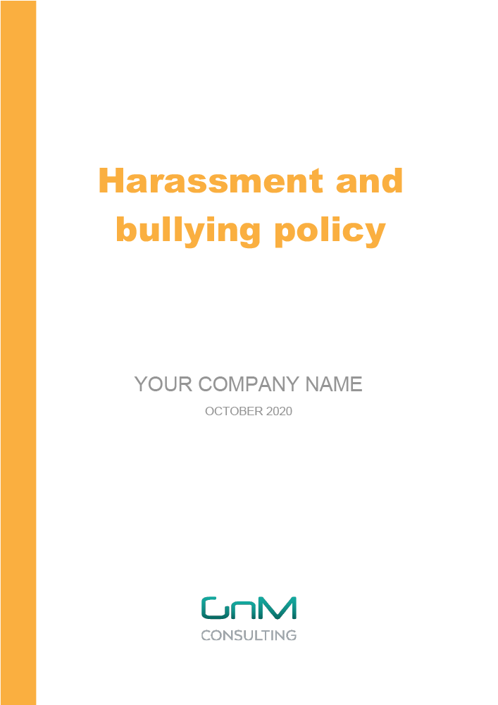 Harassment and Bullying Policy