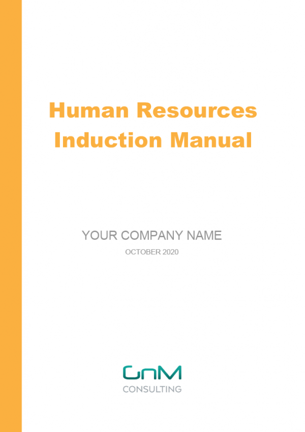 Human Resources Induction Manual (Staff Handbook)