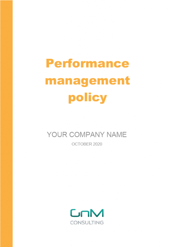 Performance Management Policy