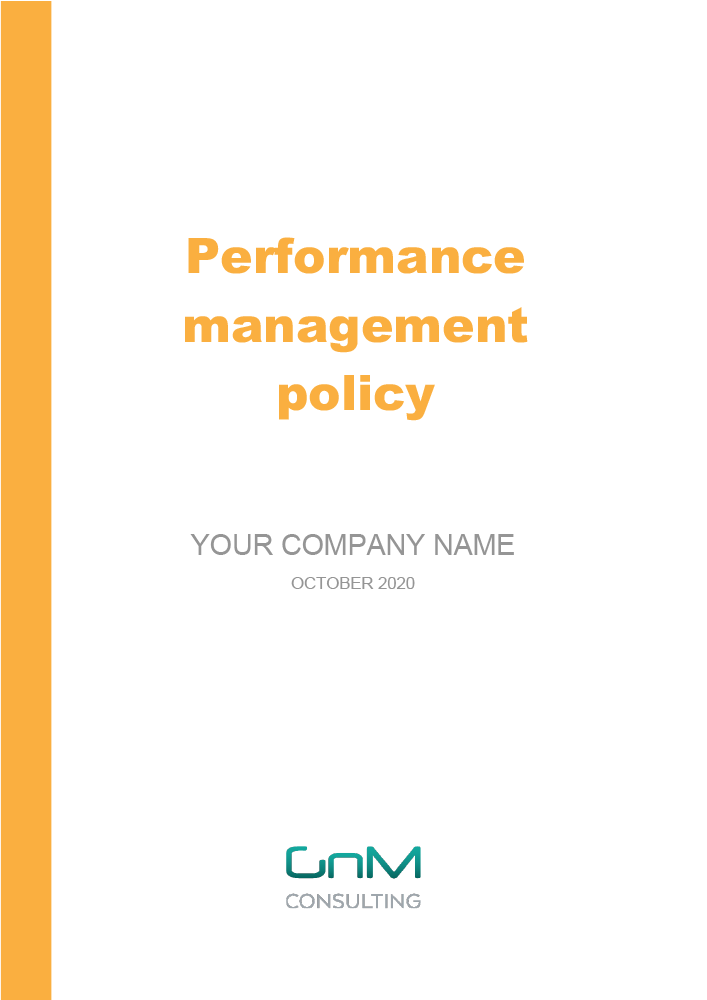 Performance Management Policy